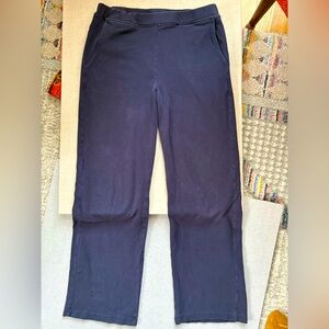Saint + Sofia Organic Cotton Blue Stretch Pants